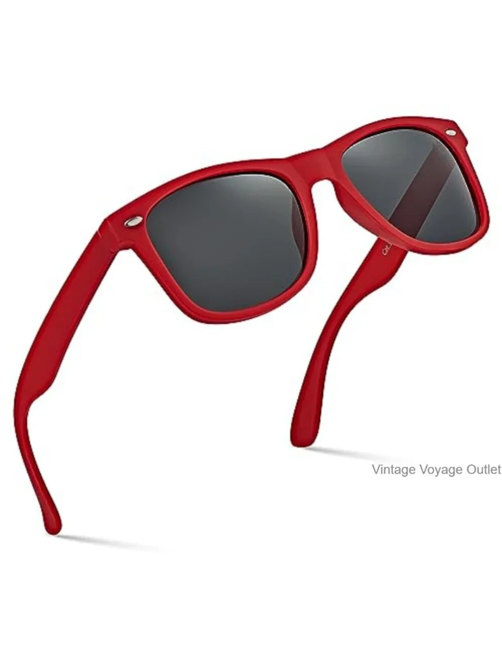 Polarized UV400 Retro Square Sunglasses for Men Women Unisex Driving